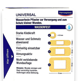 Hansaplast Universalstrips 20 St�ck