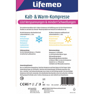 Lifemed Kalt + Warm Kompresse S 14 cm x 13 cm