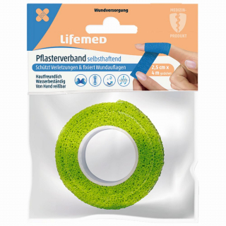 Lifemed selbstklebender Pflasterverband 4 m x 2,5 cm