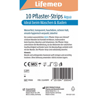 Lifemed Pflaster  Aqua transparent 10 St�ck