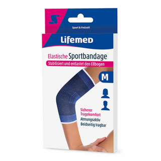 Lifemed Sportbandage Ellenbogenschutz elastisch Gr��e M