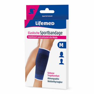 Lifemed Sportbandage Wadenschutz elastisch Gr��e M