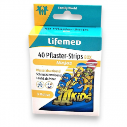 Lifemed Wund Pflaster Kids Ninja 40 St�ck