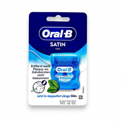 Oral-B SatinTape Zahnseide gewachst Minze 50m
