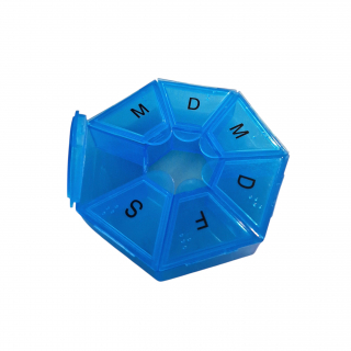 Lifemed Tablettenbox f�r 1/7 Tage - Blau