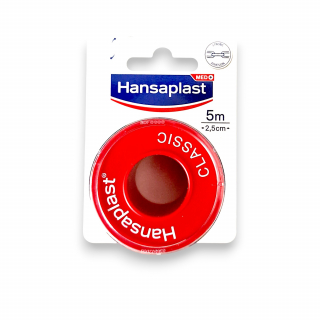 Hansaplast Heftpflaster 5 m x 2,5 cm  braun