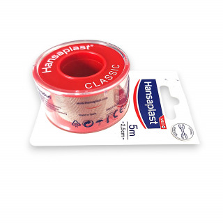 Hansaplast Heftpflaster 5 m x 2,5 cm  braun