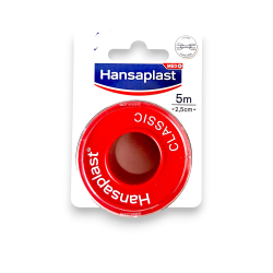 Hansaplast Heftpflaster 5 m x 2,5 cm  braun