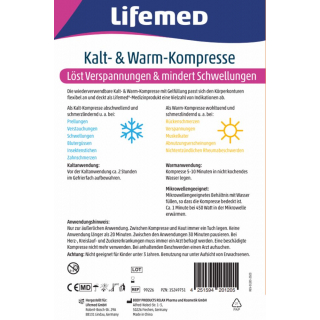 Lifemed Kalt- & Warm-Kompresse Gr��e M - 12cm x 20cm